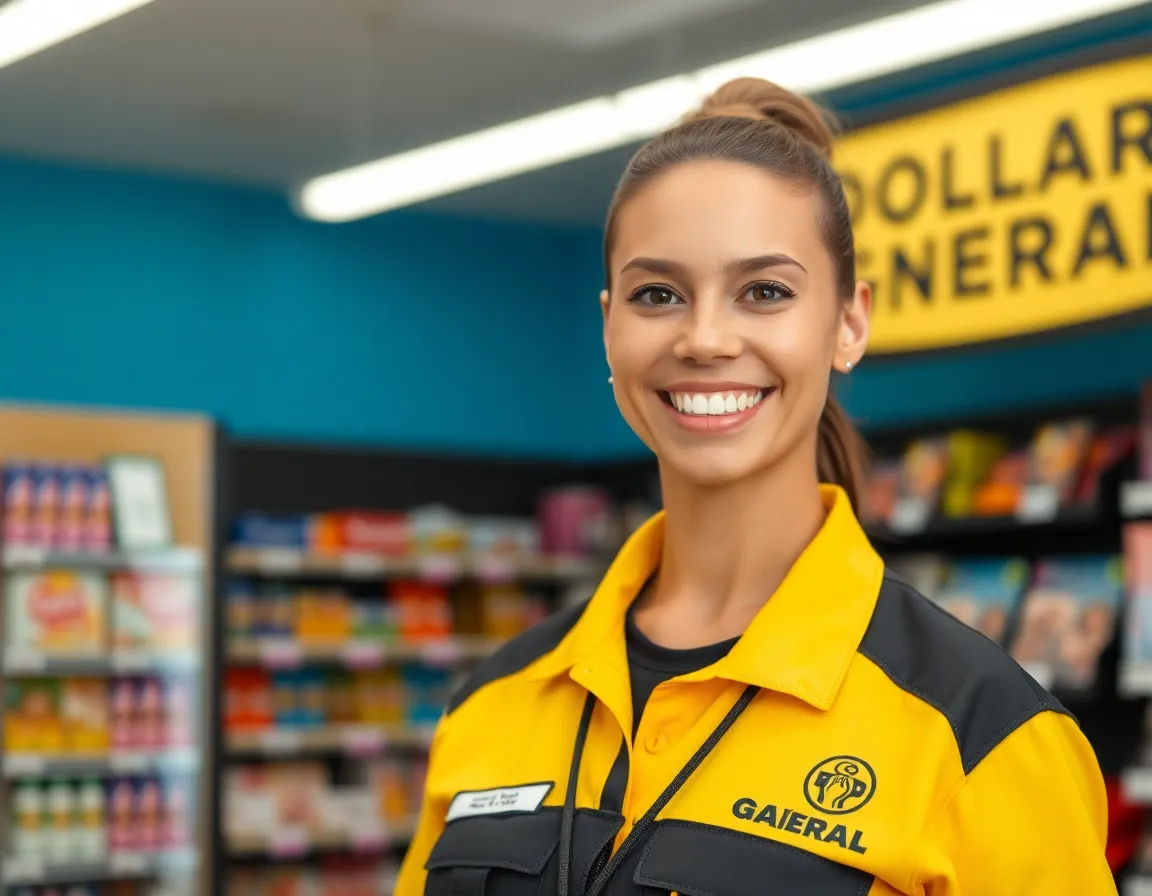 Happy Dollar General Team Member