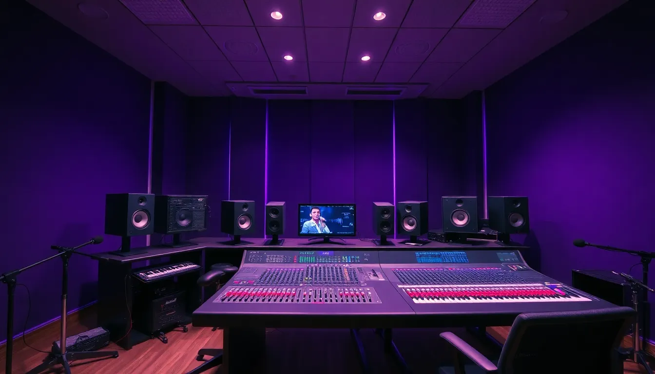 Professional recording studio