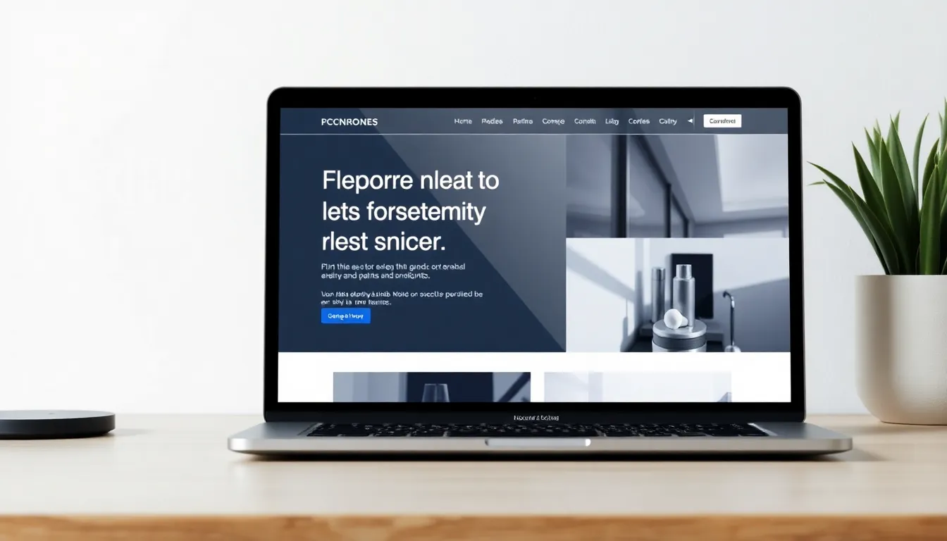 Premium website design portfolio example