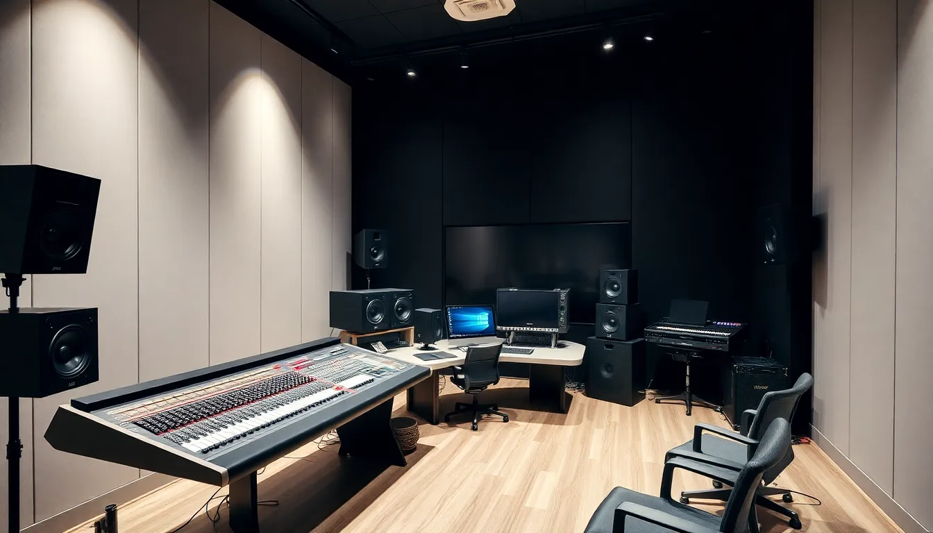 Soul Entertainment studio control room