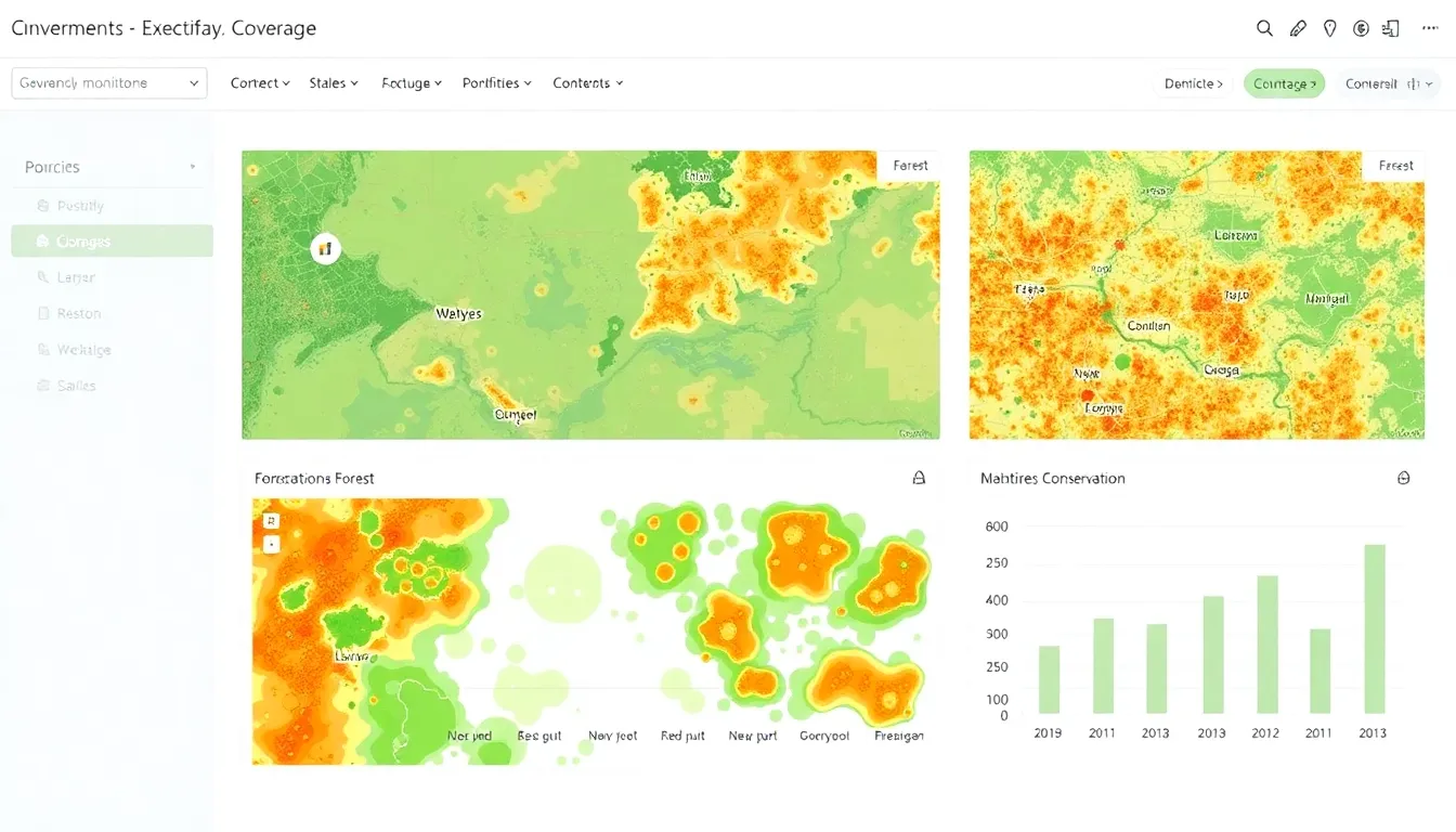 Environmental monitoring web application